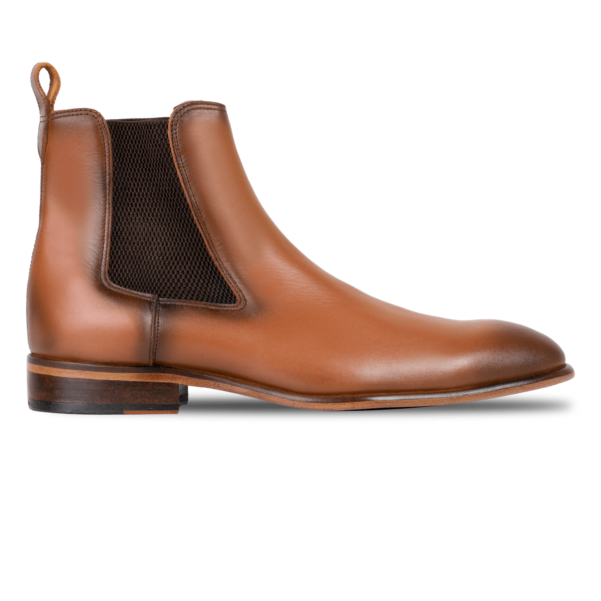 Alton Chelsea Boots en Cuir Marron pour Homme