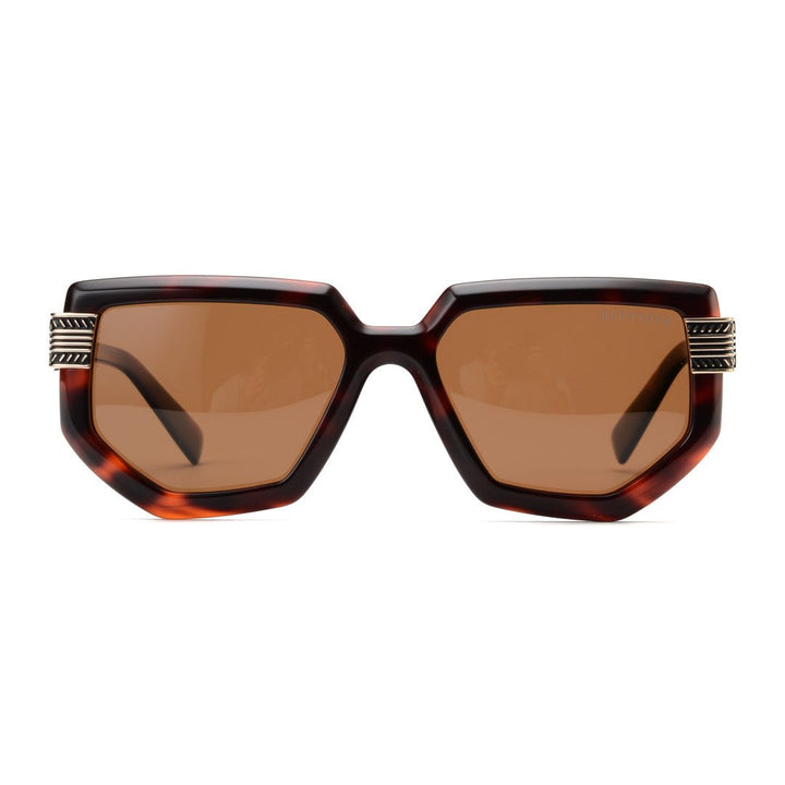 Arcane: Lunettes de soleil de luxe Havane - Bleather Maroc