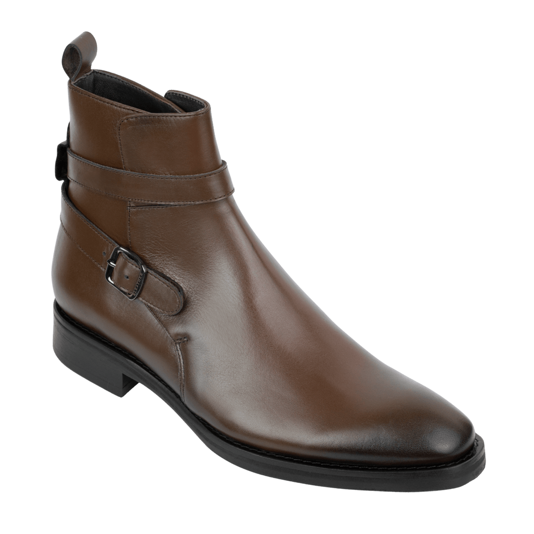 Ashem: Boots Homme - Cuir Marron - Bleather Maroc