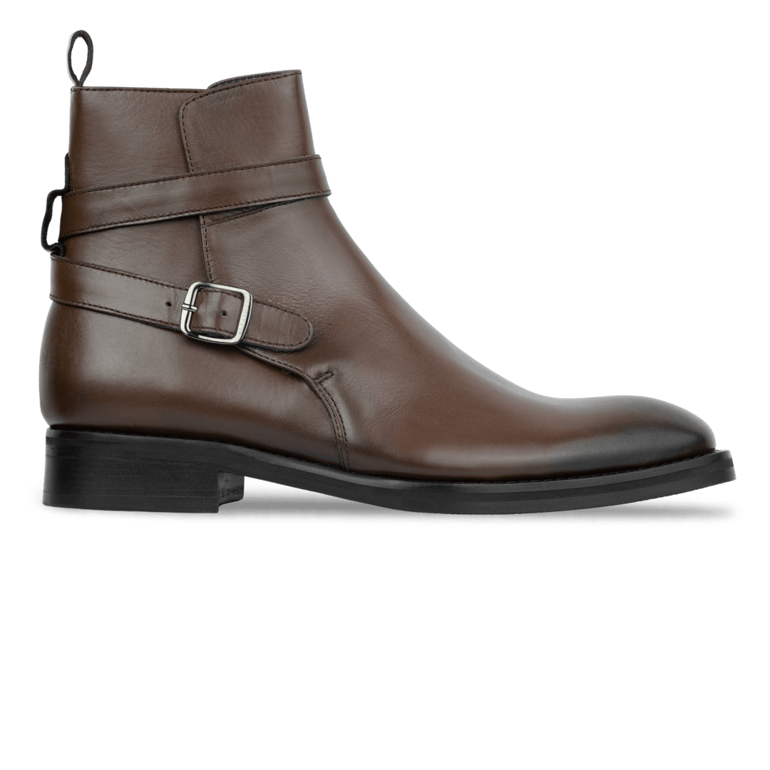 Ashem: Boots Homme - Cuir Marron - Bleather Maroc