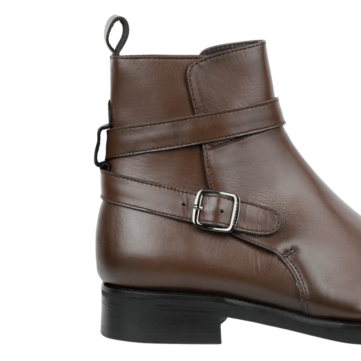 Ashem: Boots Homme - Cuir Marron - Bleather Maroc