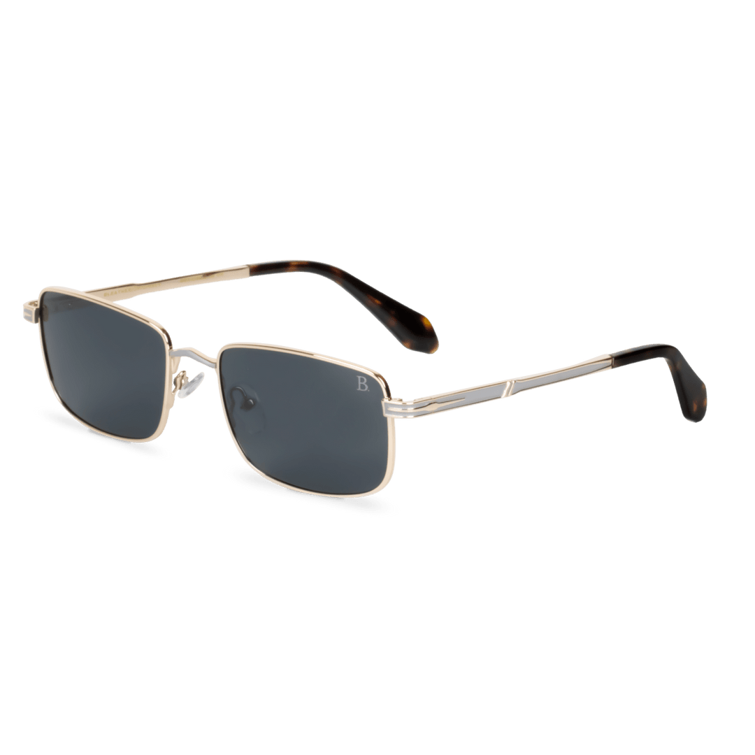Astrova S': Lunettes de soleil de luxe Gris - Bleather Maroc