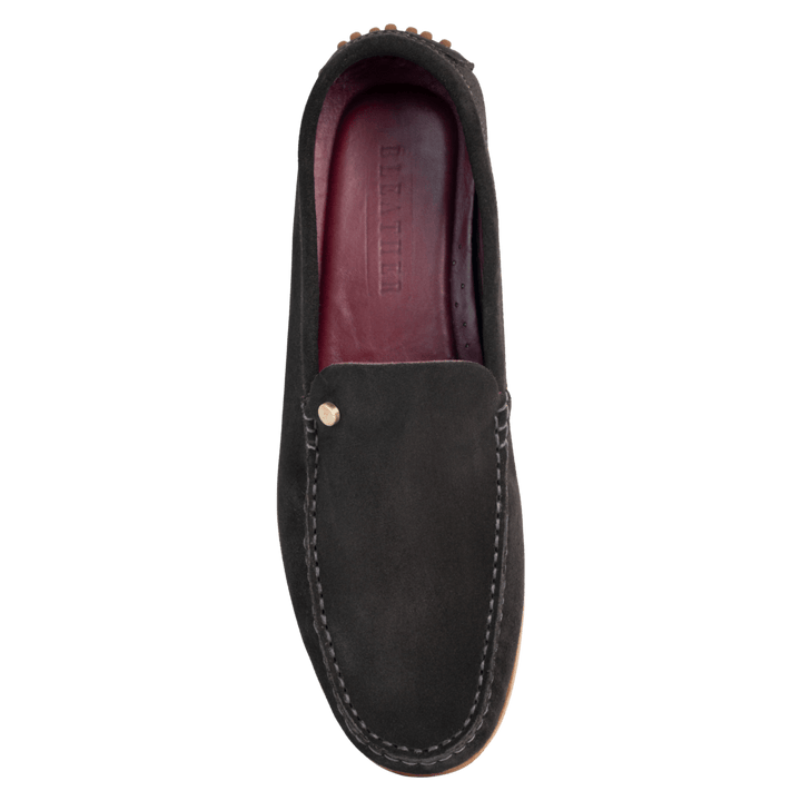 Axel : Mocassin Homme - Daim marron - Bleather Maroc
