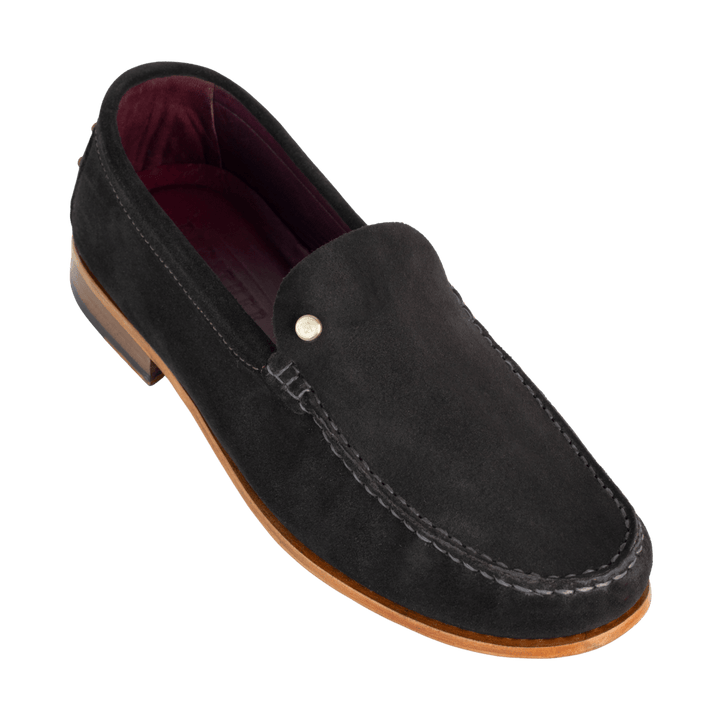 Axel : Mocassin Homme - Daim marron - Bleather Maroc