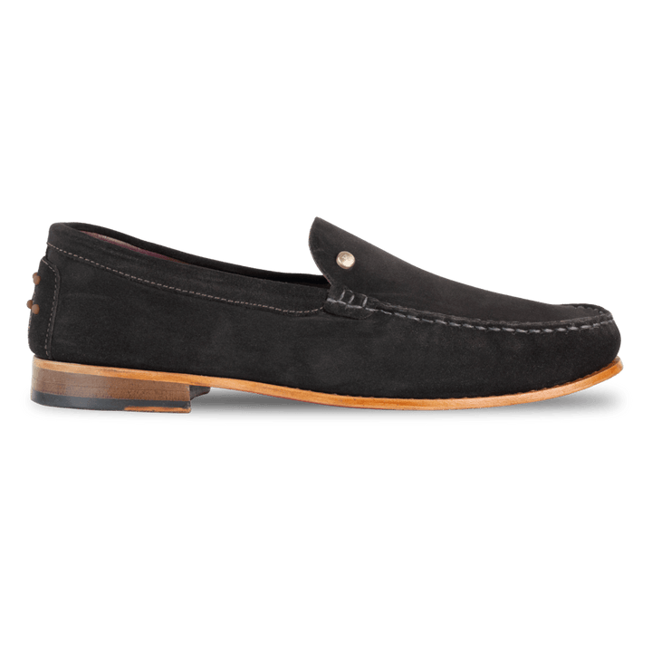 Axel : Mocassin Homme - Daim marron - Bleather Maroc
