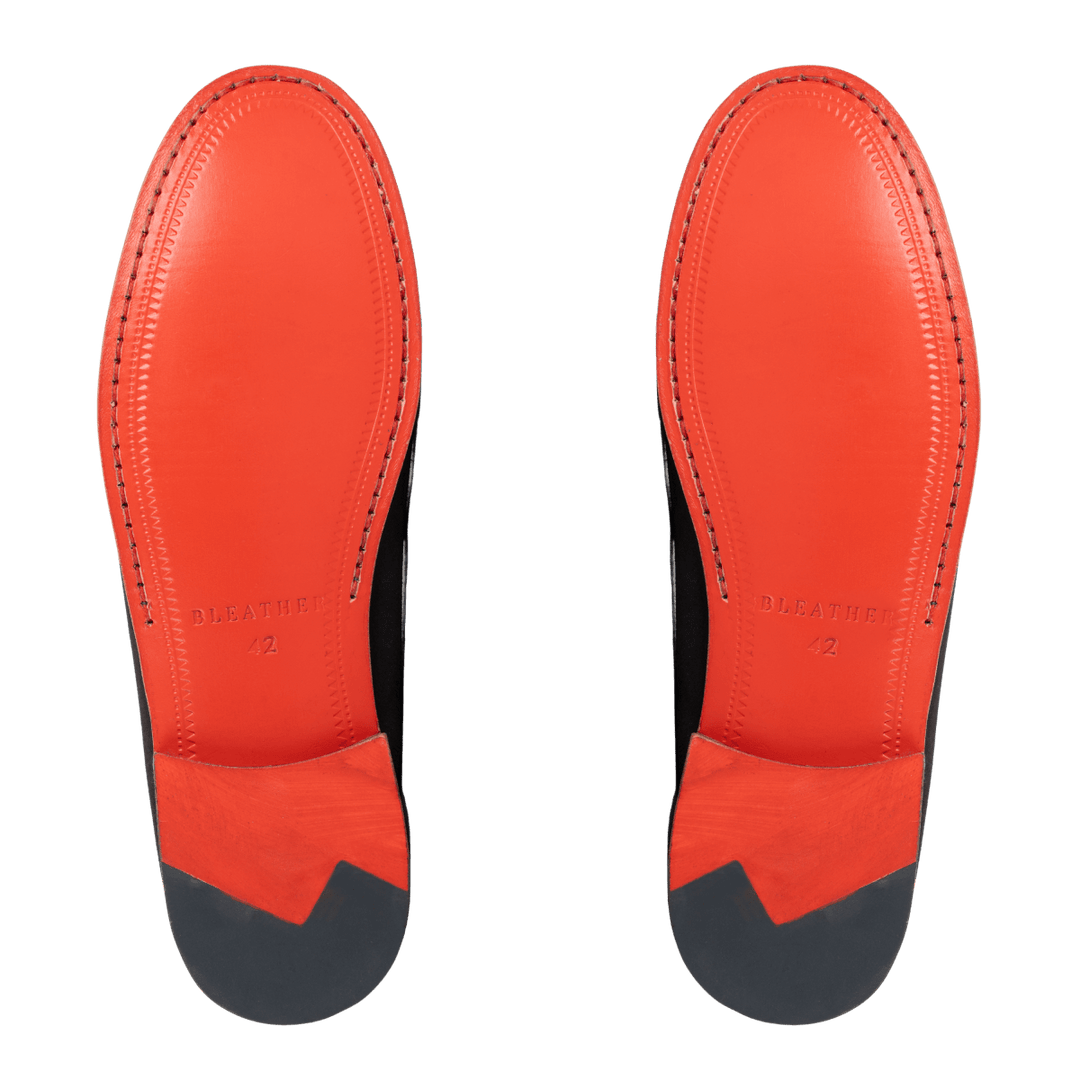 Axel : Mocassin Homme - Daim marron - Bleather Maroc