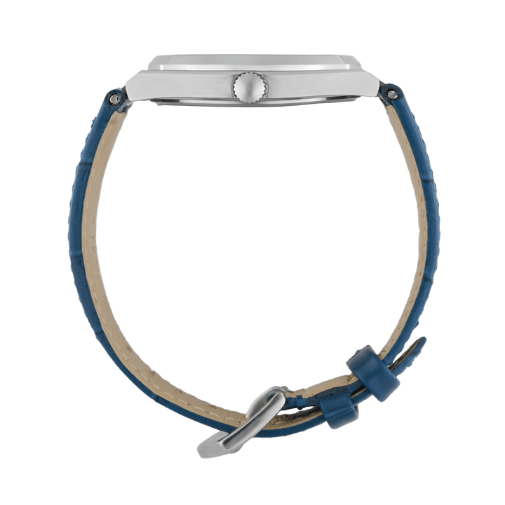 Axis: Montre Quartz Homme – Cuir Bleu - Bleather Maroc