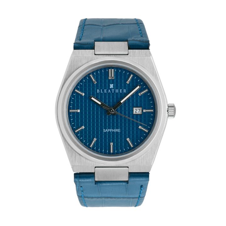 Axis: Montre Quartz Homme – Cuir Bleu - Bleather Maroc