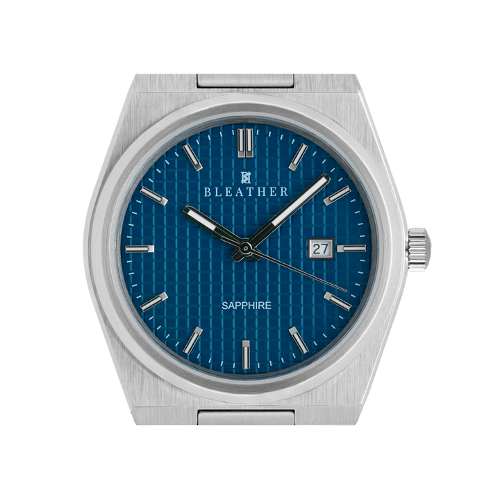 Axis: Montre Quartz Homme – Cuir Bleu - Bleather Maroc
