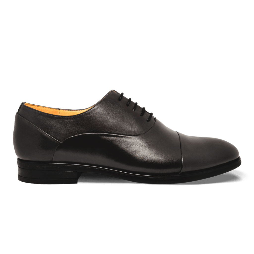 Axton: Richelieu Homme - Cuir Noir - Bleather Maroc