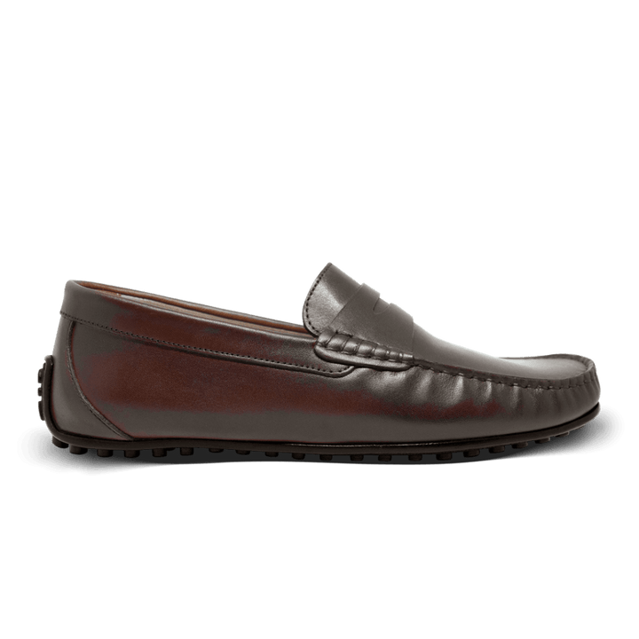 Barclay: Mocassin Homme - Cuir Marron - Bleather Maroc