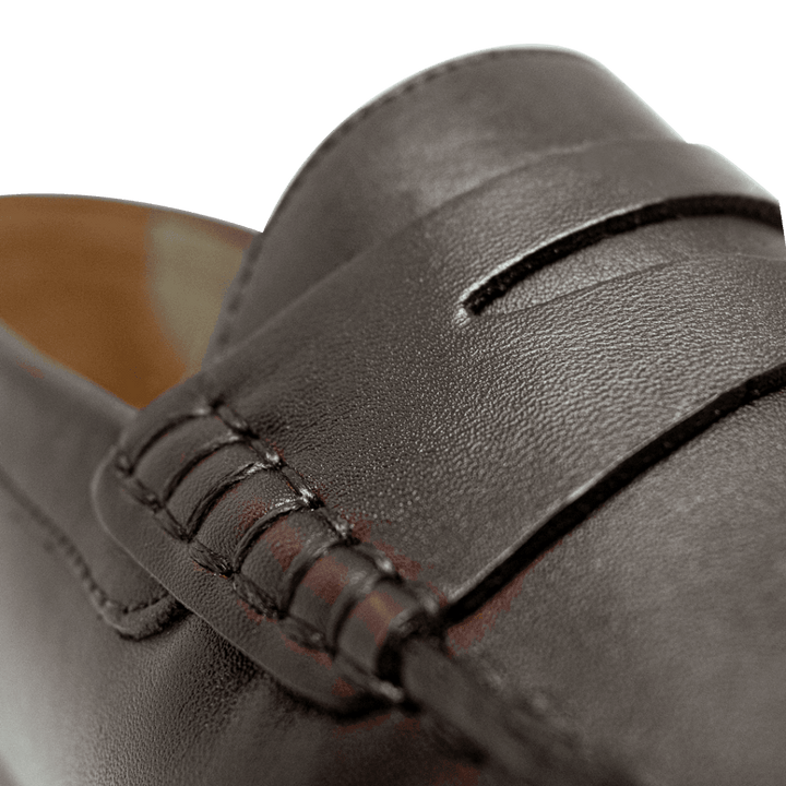 Barclay: Mocassin Homme - Cuir Marron - Bleather Maroc