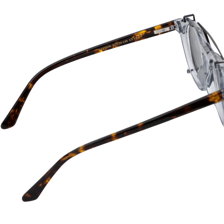 Bastion: Lunettes à clips de luxe Transparent - Bleather Maroc