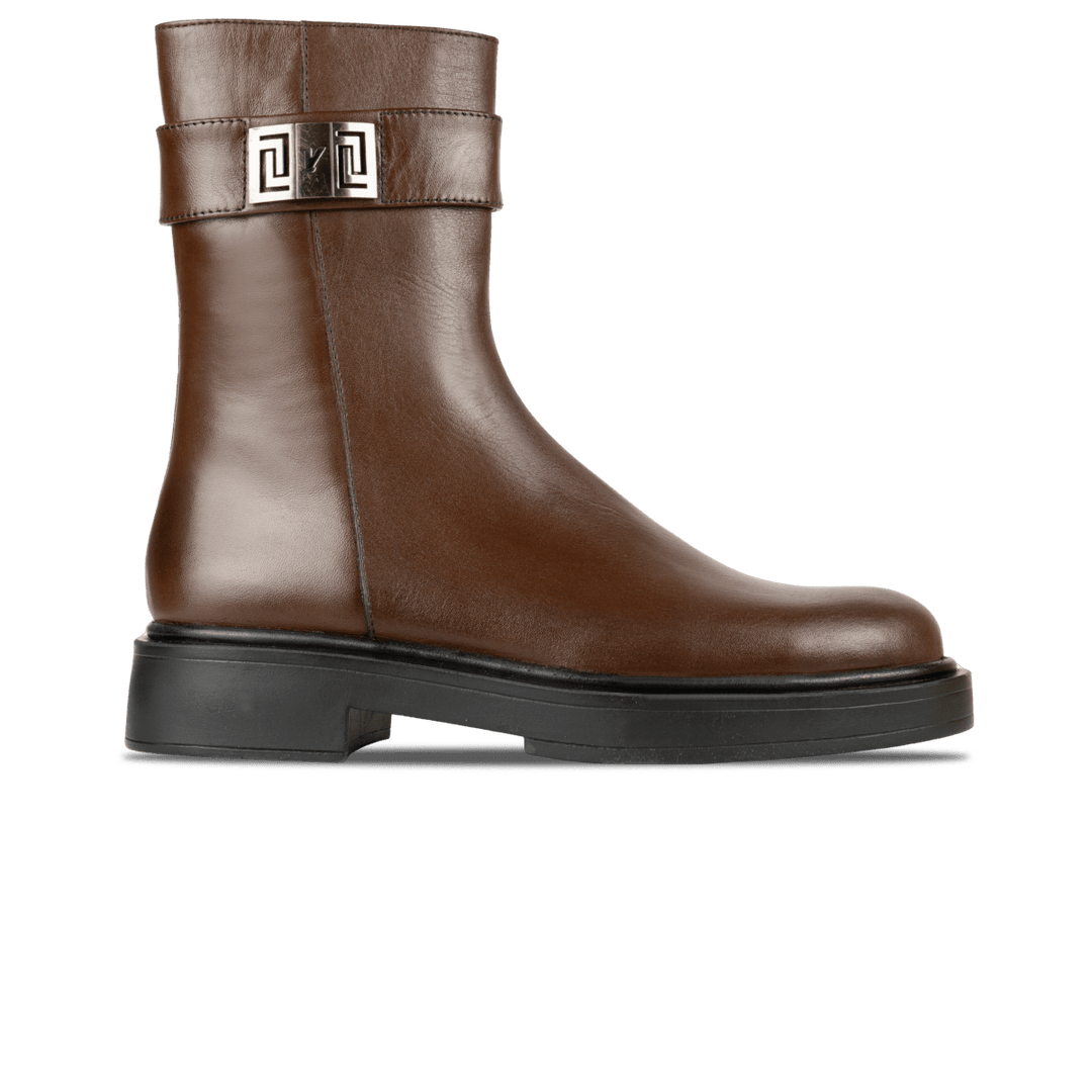 Beatrice: Bottes Femme - Cuir Marron - Bleather Maroc