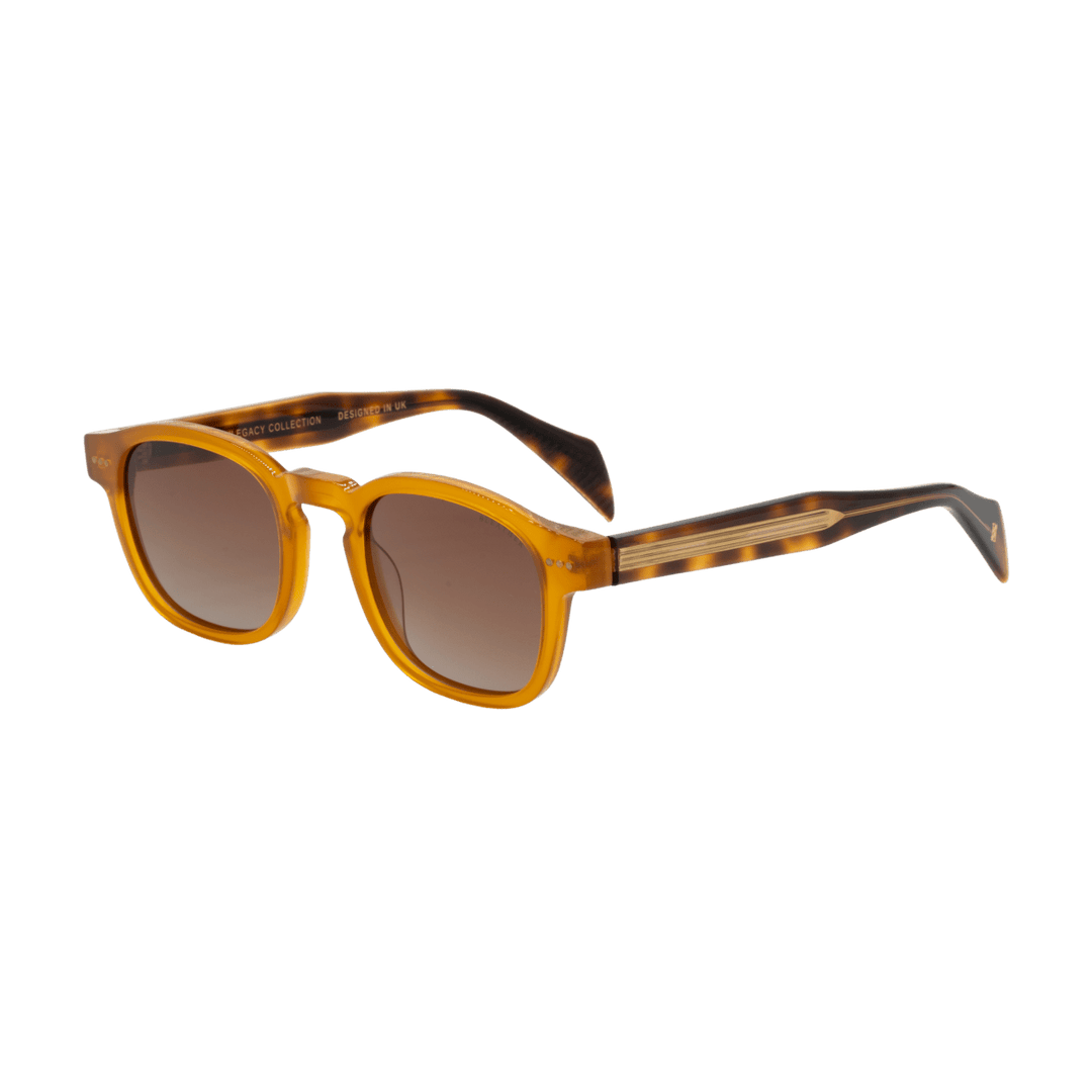 Beau: Lunettes de soleil de luxe Marron/Havane - Bleather Maroc