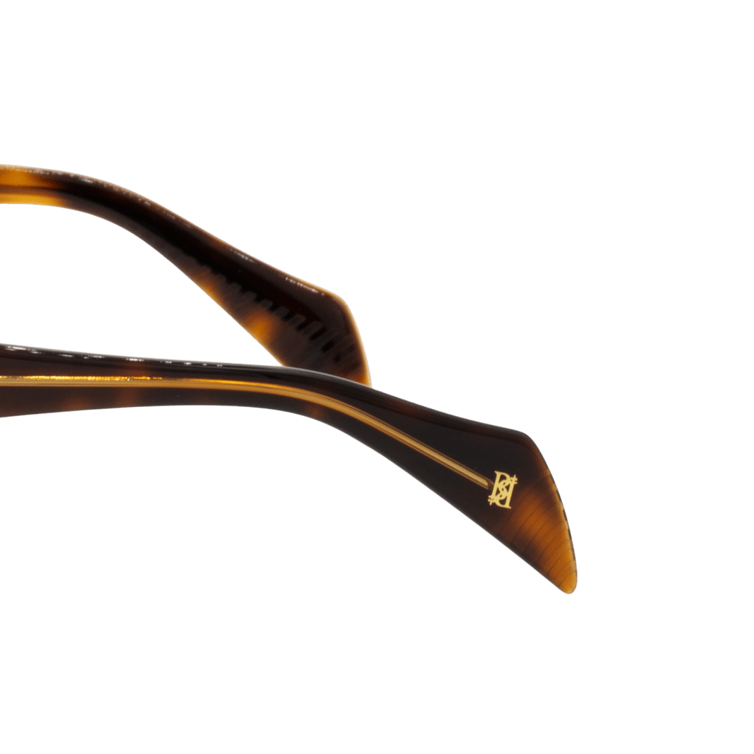 Beau: Lunettes de soleil de luxe Marron/Havane - Bleather Maroc