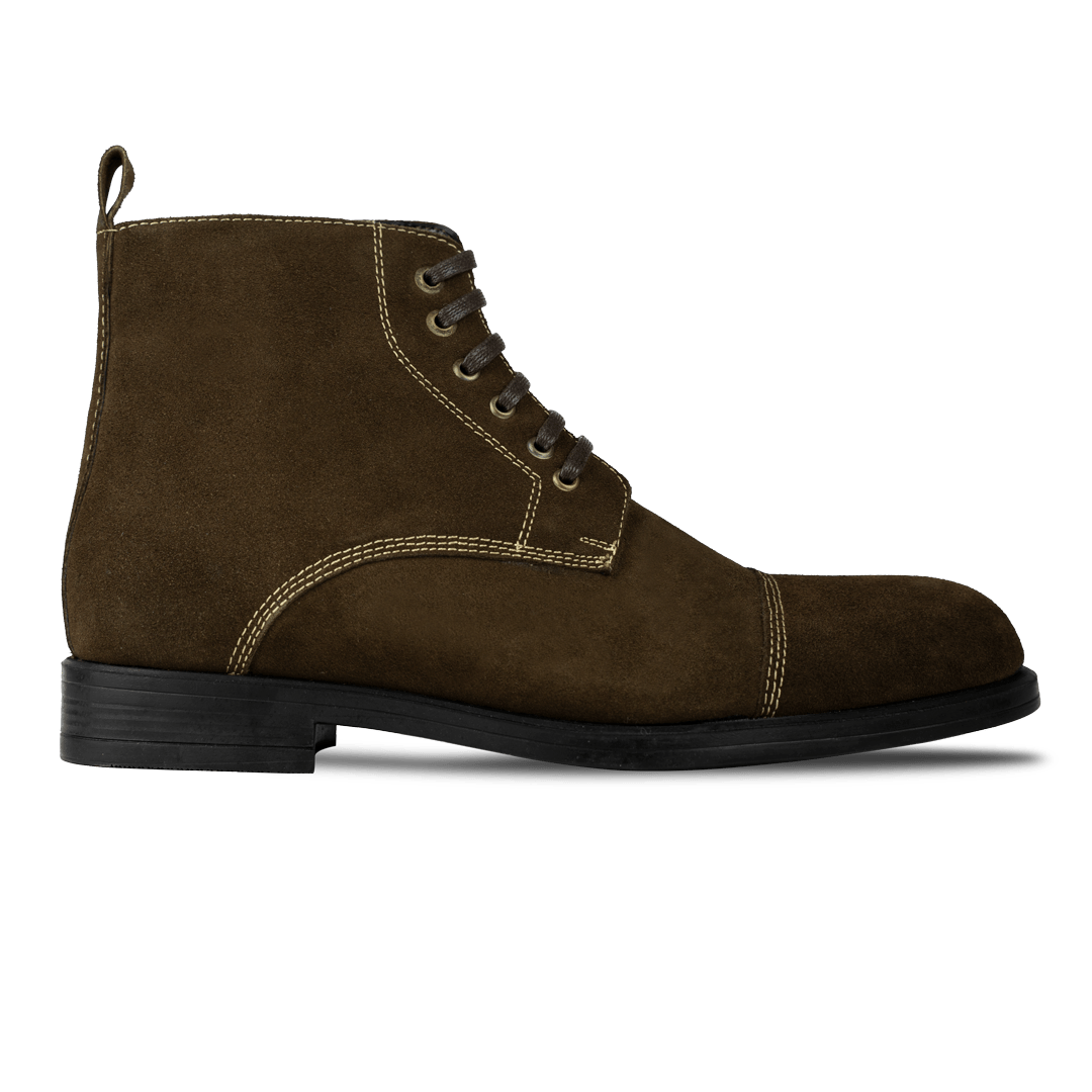 Bottines en cuir marron pour homme Becker
