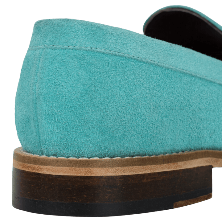 Beverley: Mocassin Homme - Daim Tiffany - Bleather Maroc