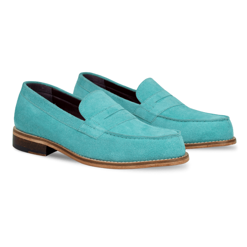 Beverley: Mocassin Homme - Daim Tiffany - Bleather Maroc