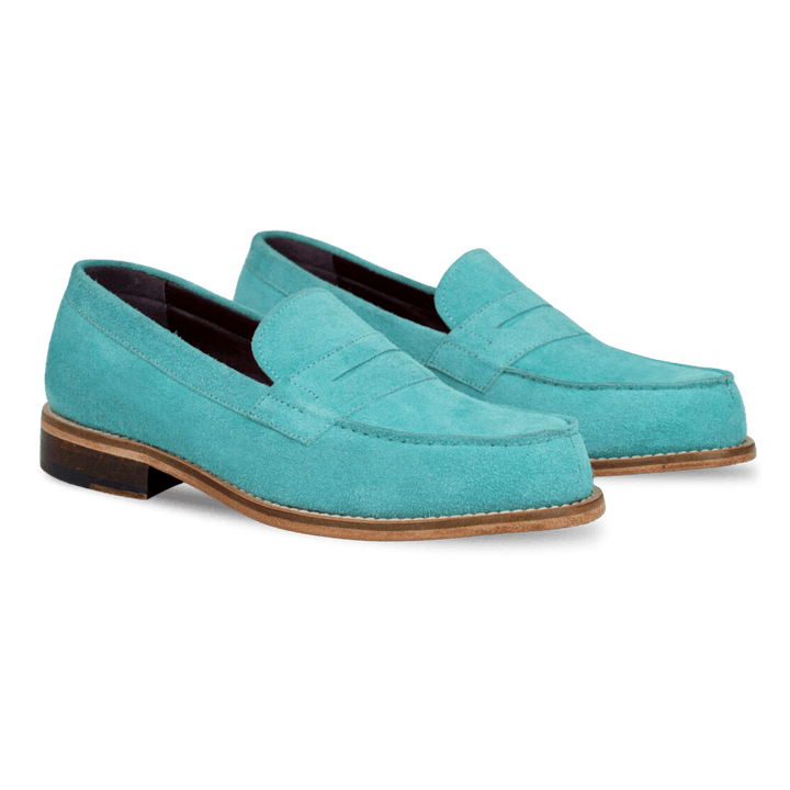 Beverley: Mocassin Homme - Daim Tiffany - Bleather Maroc