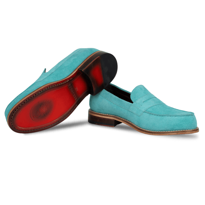 Beverley: Mocassin Homme - Daim Tiffany - Bleather Maroc