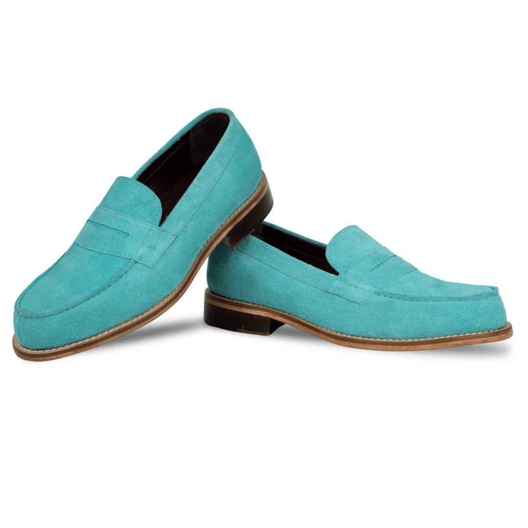 Beverley: Mocassin Homme - Daim Tiffany - Bleather Maroc