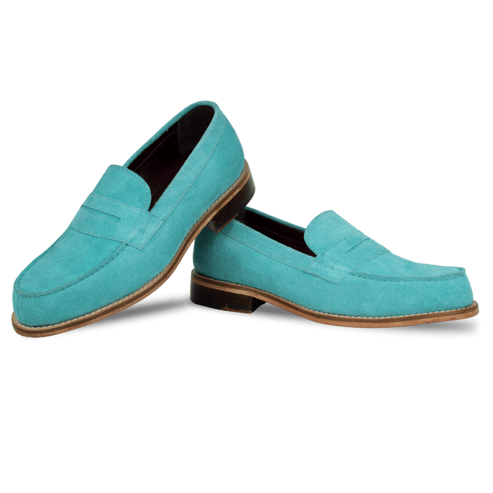 Beverley: Mocassin Homme - Daim Tiffany - Bleather Maroc