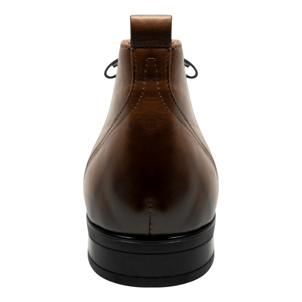 Birkenhead: Demi Bottes Homme - Caoutchouc Marron - Bleather Maroc