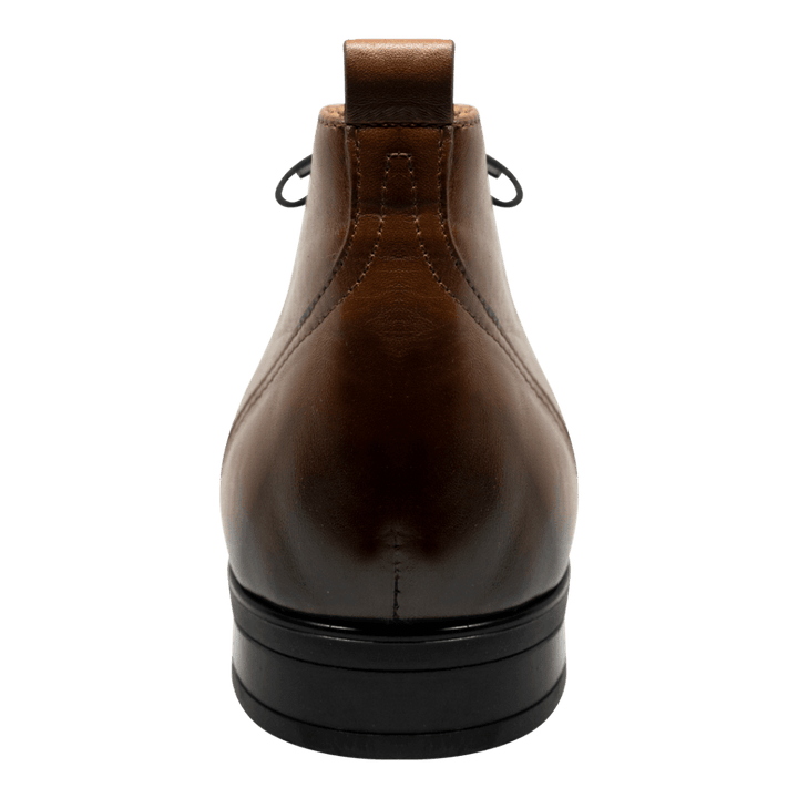 Birkenhead: Demi Bottes Homme - Caoutchouc Marron - Bleather Maroc