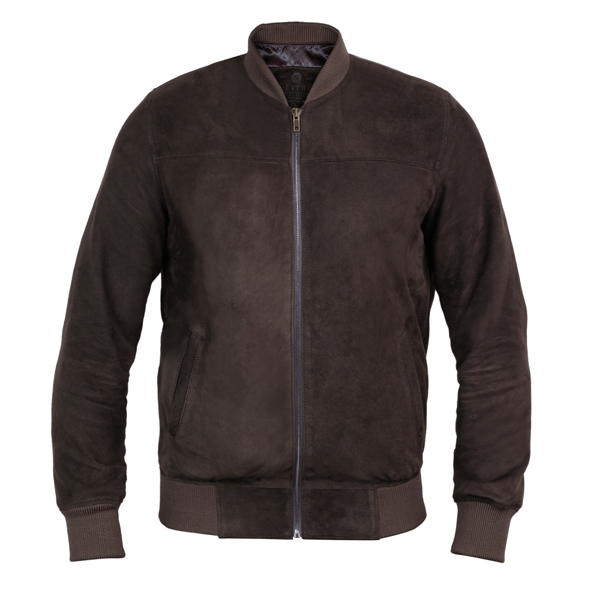 Bomber Homme en Daim Marron