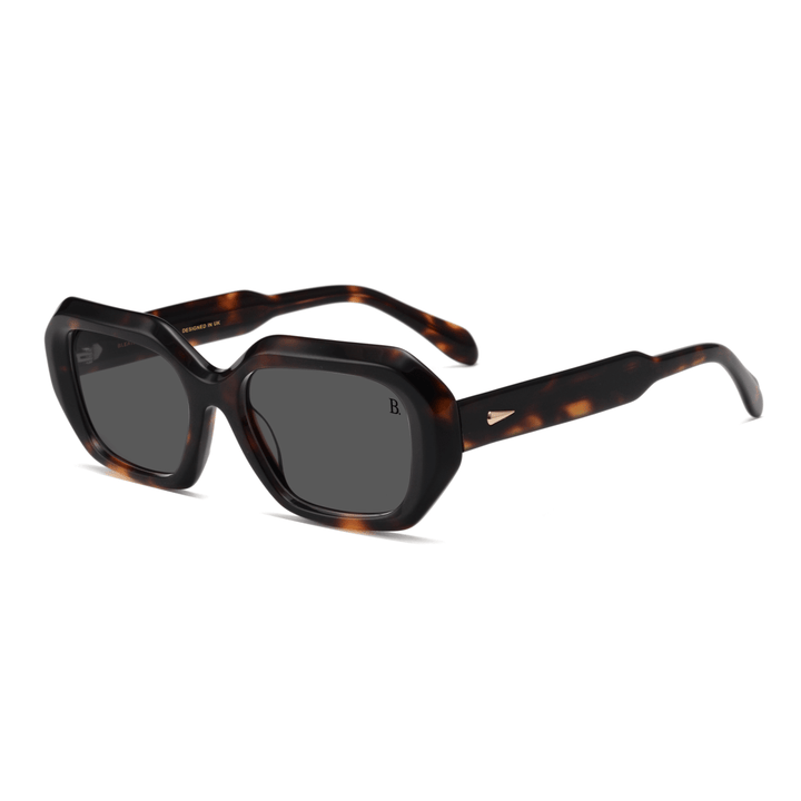 Bonsai: Lunettes de soleil de luxe Havane - Bleather Maroc