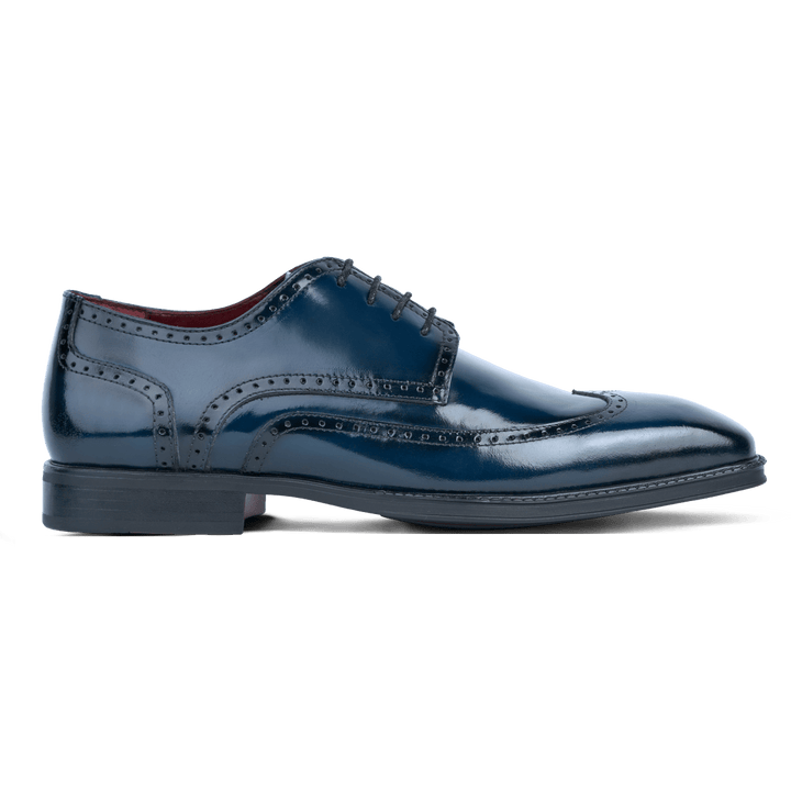 Brooks: Derby Homme - Cuir Bleu - Bleather Maroc
