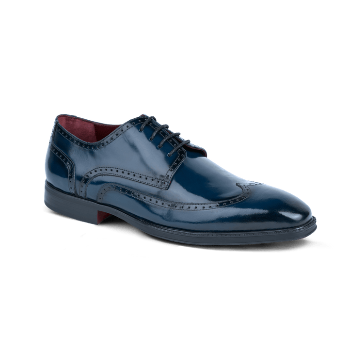 Brooks: Derby Homme - Cuir Bleu - Bleather Maroc