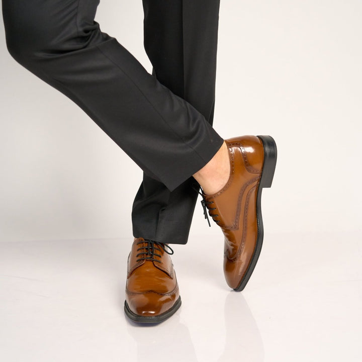 Brooks: Derby Homme - Cuir Cognac - Bleather Maroc