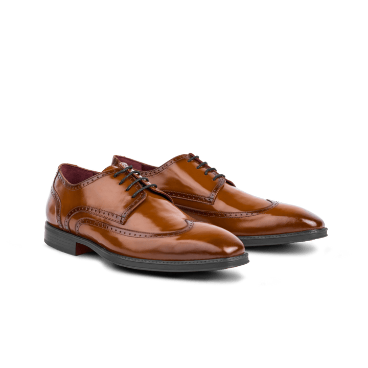 Brooks: Derby Homme - Cuir Cognac - Bleather Maroc