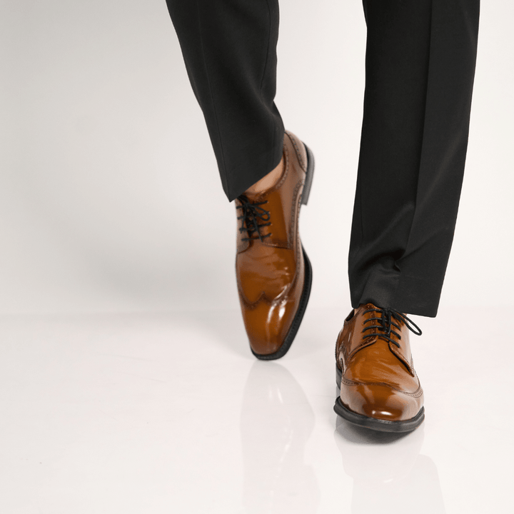 Brooks: Derby Homme - Cuir Cognac - Bleather Maroc