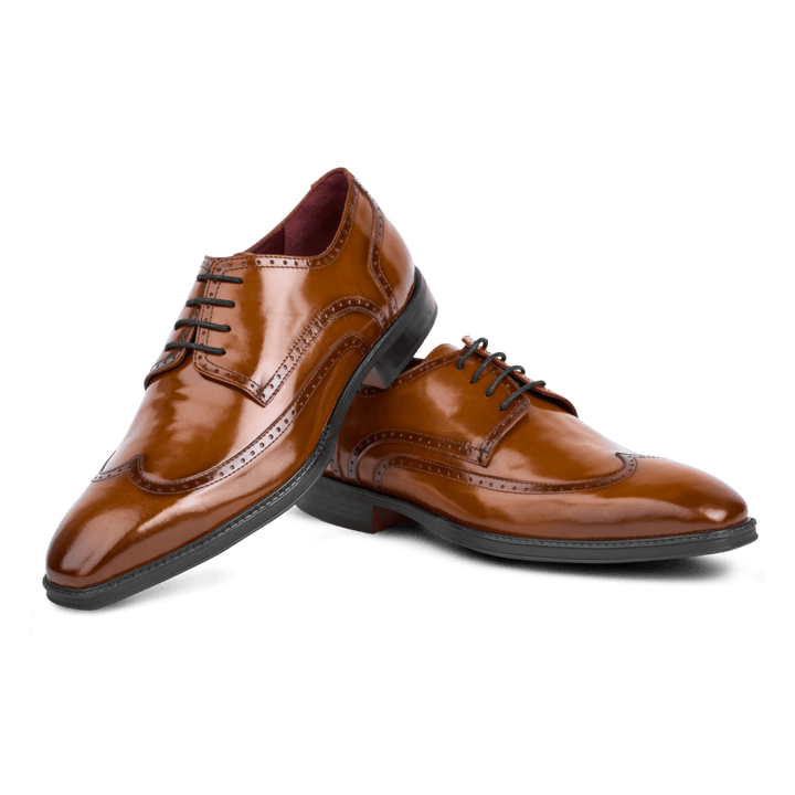 Brooks: Derby Homme - Cuir Cognac - Bleather Maroc