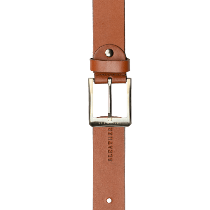 C100BR: Ceinture Homme - Cuir Tabac - Bleather Maroc