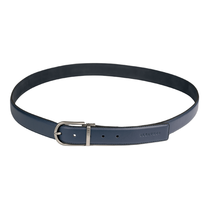 C81SL: Ceinture Homme - Cuir Bleu - Bleather Maroc
