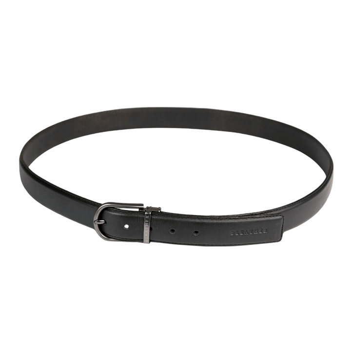 C81SL: Ceinture Homme - Cuir Noir - Bleather Maroc