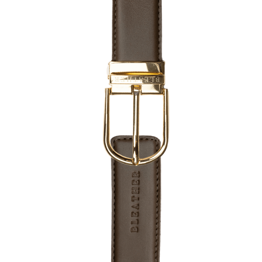 C91GL: Ceinture Homme - Cuir Marron - Bleather Maroc