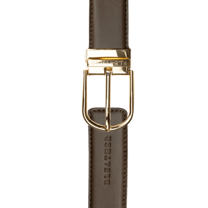 C91GL: Ceinture Homme - Cuir Marron - Bleather Maroc