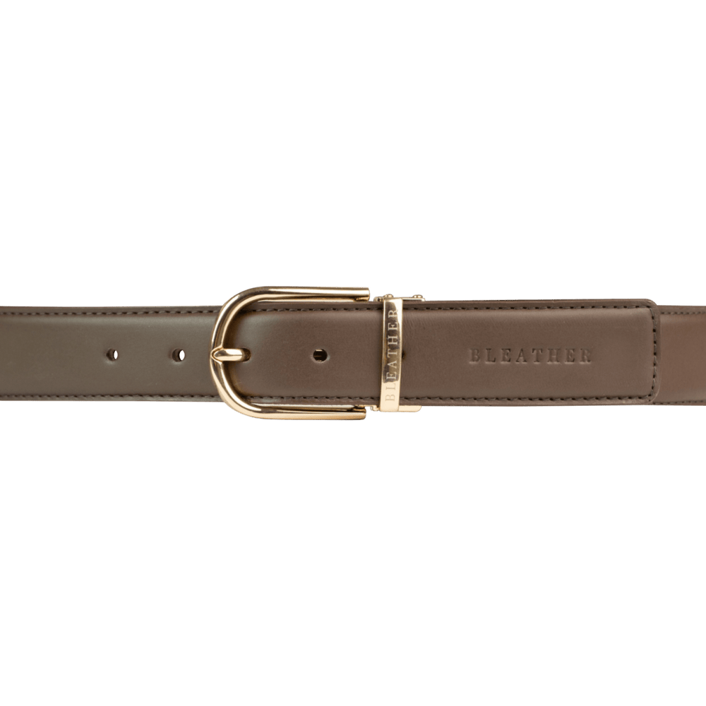 C91GL: Ceinture Homme - Cuir Marron - Bleather Maroc