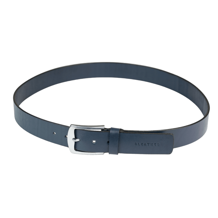 C93SL: Ceinture Homme - Cuir Bleu - Bleather Maroc