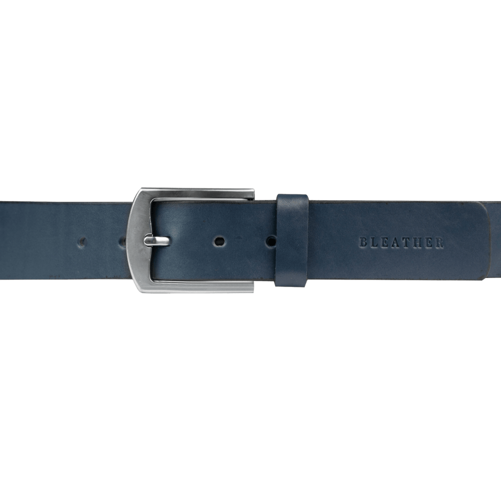 C93SL: Ceinture Homme - Cuir Bleu - Bleather Maroc
