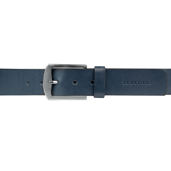 C93SL: Ceinture Homme - Cuir Bleu - Bleather Maroc