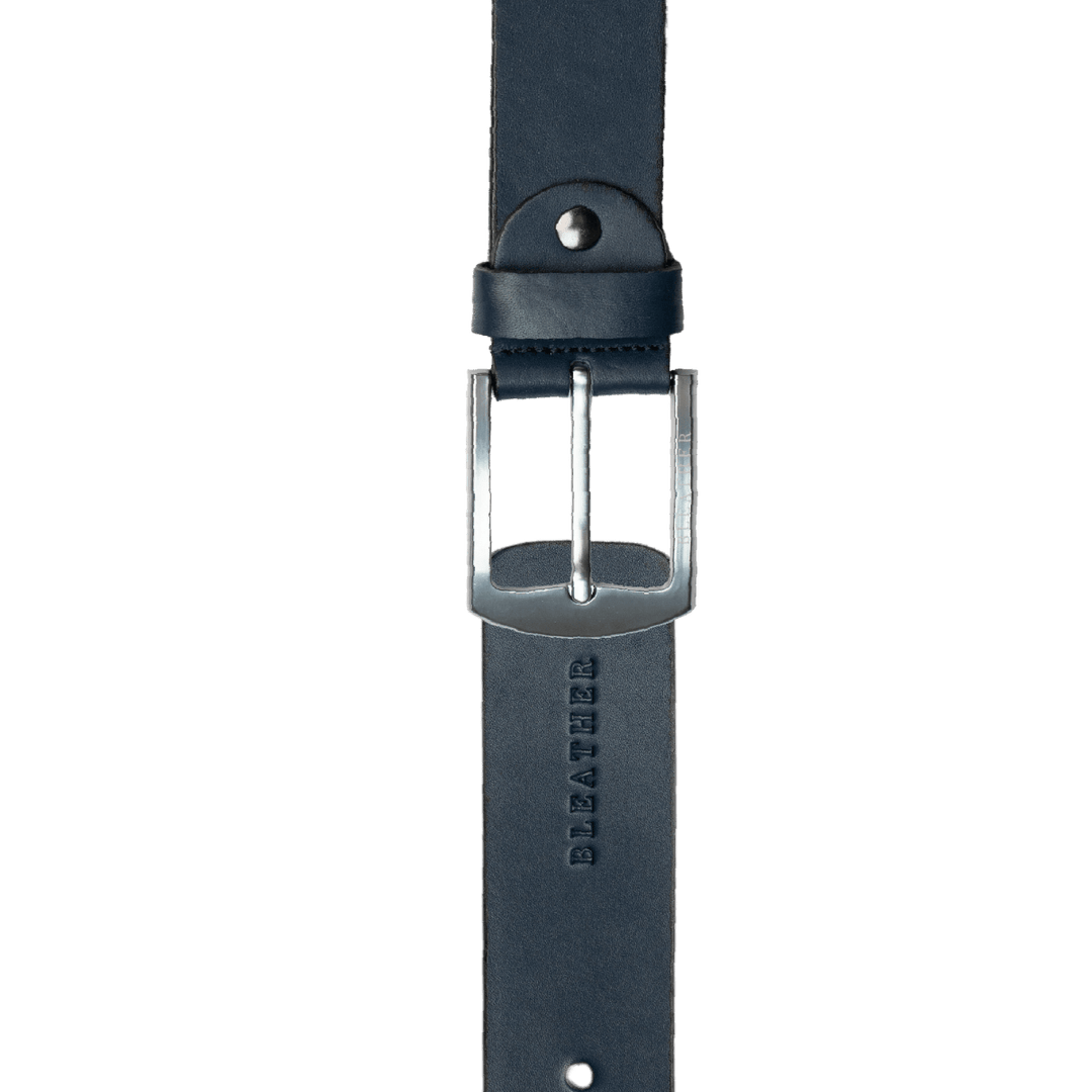 C93SL: Ceinture Homme - Cuir Bleu - Bleather Maroc