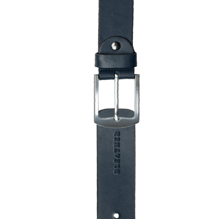 C93SL: Ceinture Homme - Cuir Bleu - Bleather Maroc