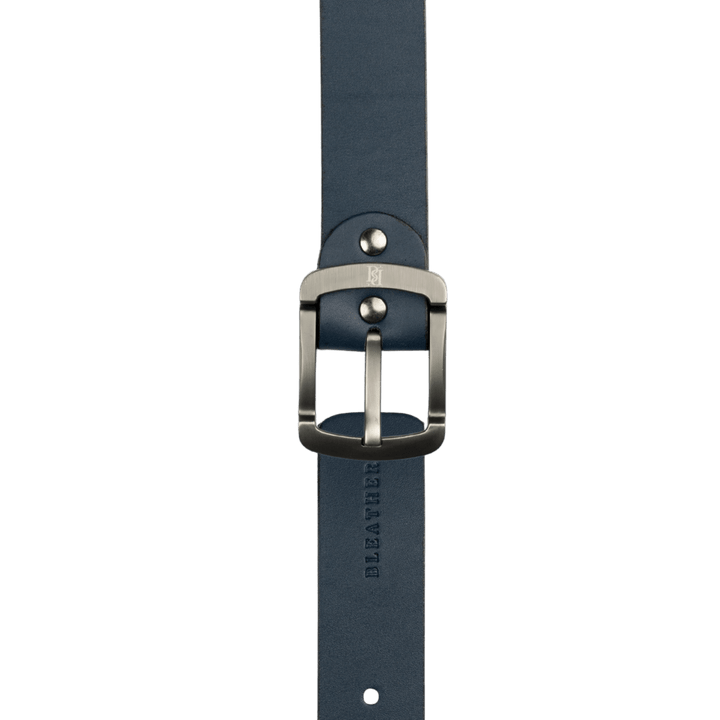 C97SL: Ceinture Homme - Cuir Bleu - Bleather Maroc