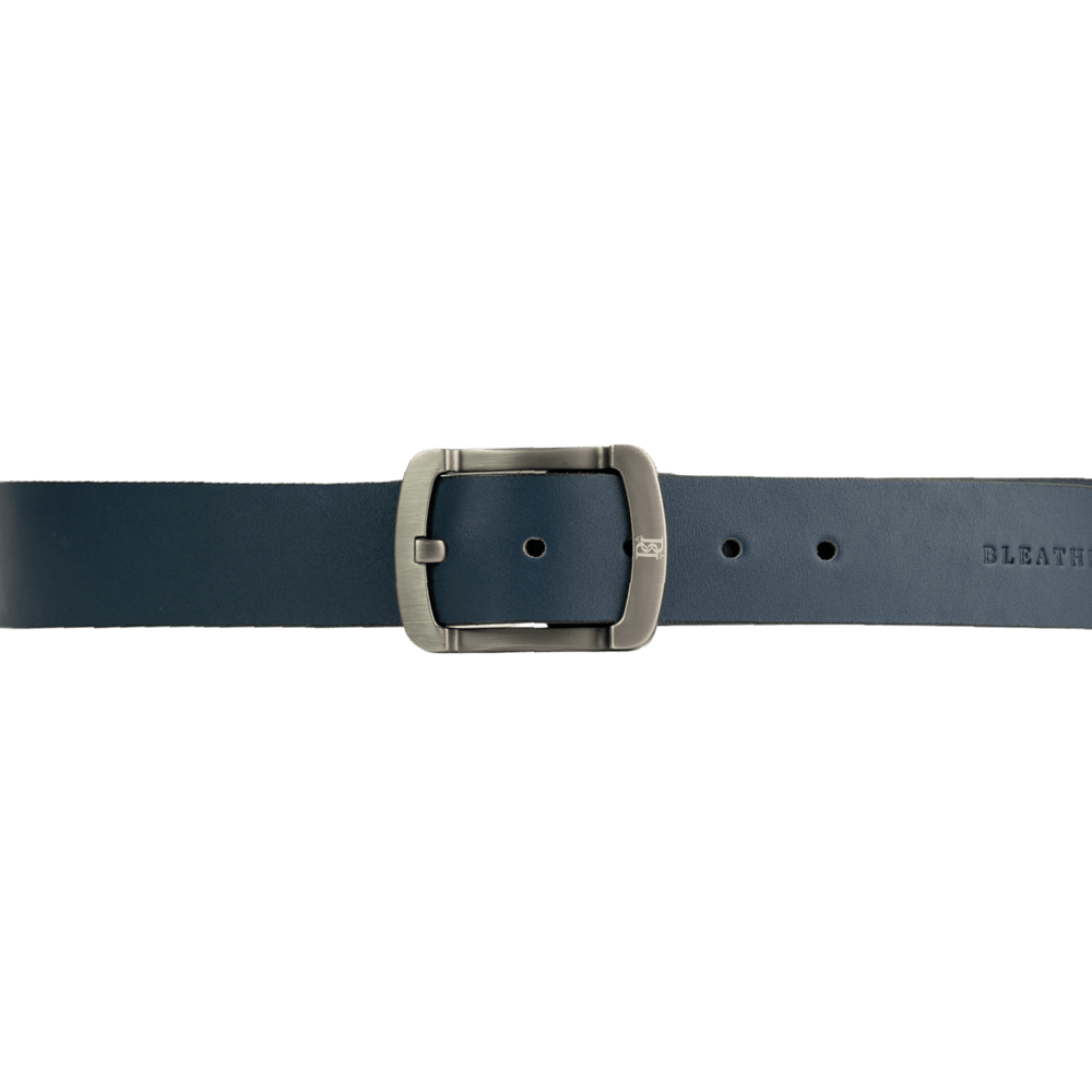 C97SL: Ceinture Homme - Cuir Bleu - Bleather Maroc